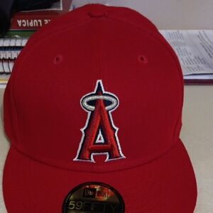 New Era Red Los Angeles Angels Cap
